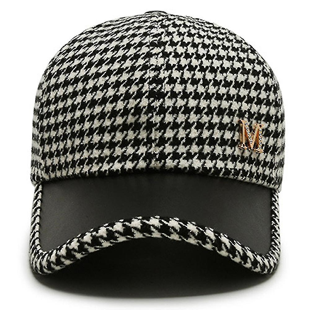 Foto 4 pulgar | Gorra Huoguo  Británica  Retro  Casual  Con Ala Curva Para Mujer - Venta Internacional.