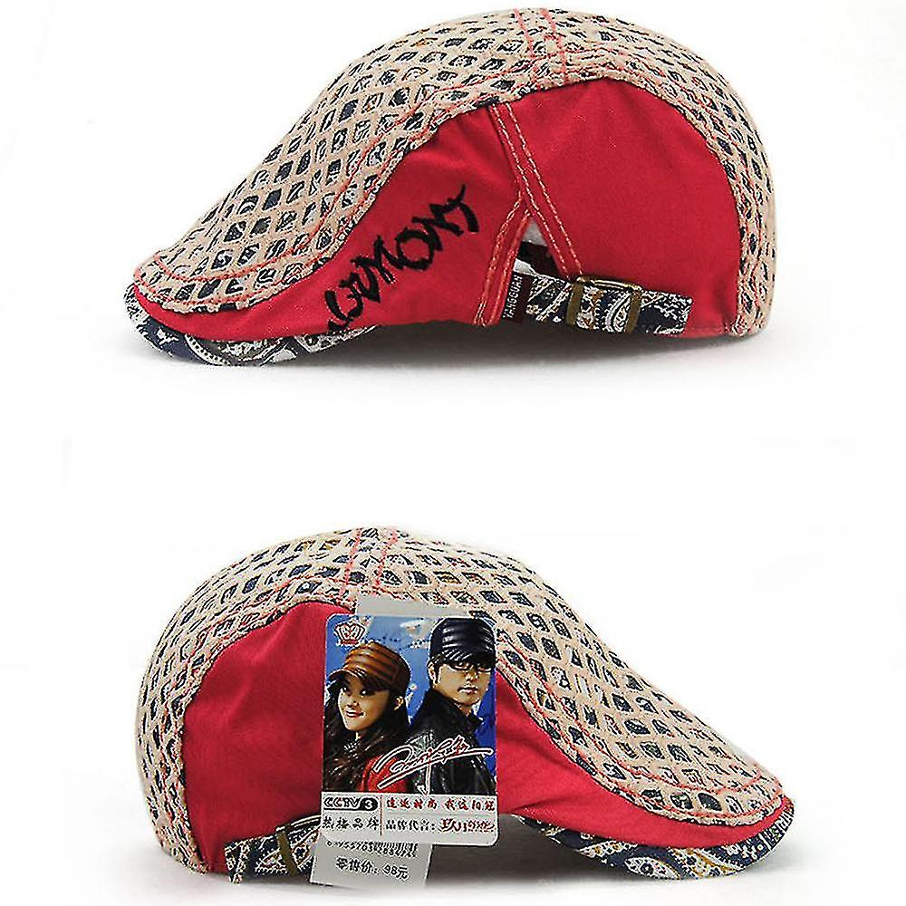 Foto 3 pulgar | Gorro Huoguo Bordado Con Visera  Boina De Verano Para Mujer - Venta Internacional.
