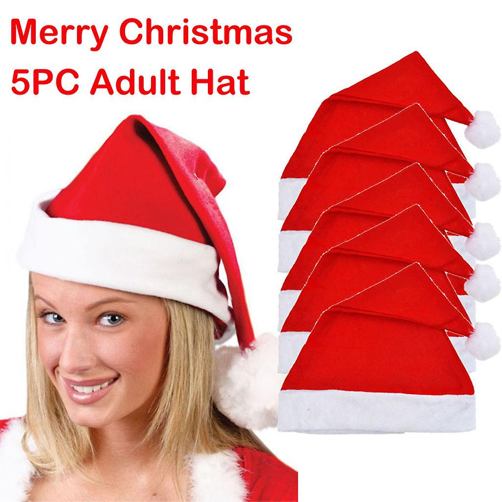 Foto 3 pulgar | Gorra Huoguo  Papá Noel  Novedosa Gorra Roja Para Fiesta De Navidad  5 Unidades - Venta Internacional.