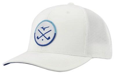 Foto 1 | Gorra De Golf Mizuno Crossed Clubs Meshback Para Mujer Color Blanco - Venta Internacional.