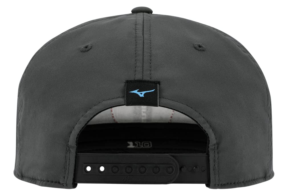 Foto 3 pulgar | Gorra Mizuno Para Mujer  Con Forma De Palo Cruzado  Con Cierre De Cremallera  Color Carbón - Venta Internacional.
