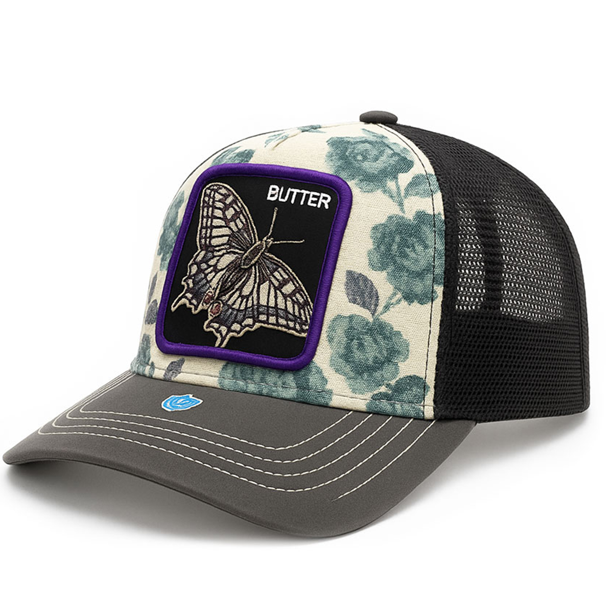 Foto 2 pulgar | Gorra Cerrada Para Mujer Knite Urbano Con Diseño Floral