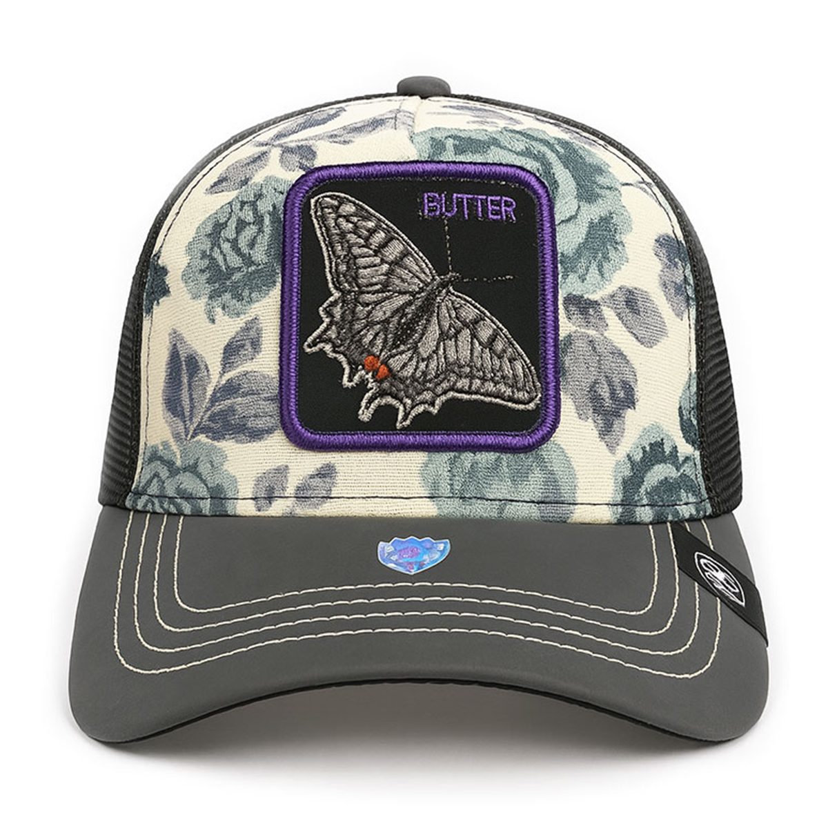 Foto 3 pulgar | Gorra Cerrada Para Mujer Knite Urbano Con Diseño Floral