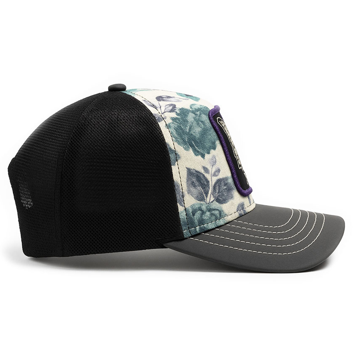 Foto 4 pulgar | Gorra Cerrada Para Mujer Knite Urbano Con Diseño Floral