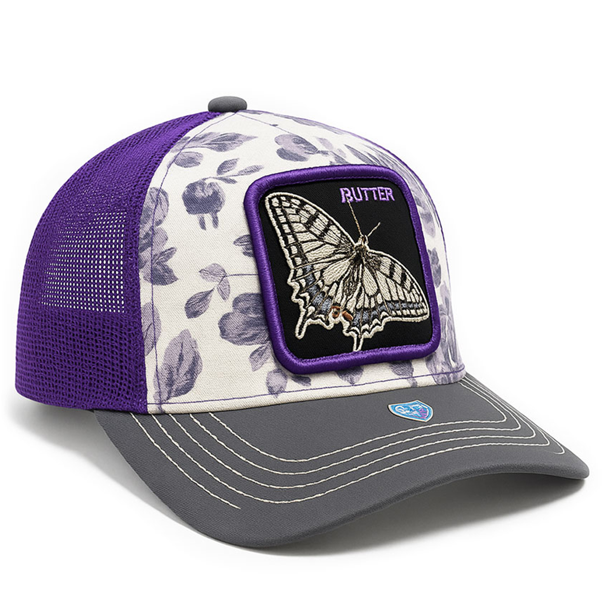 Foto 2 pulgar | Gorra Cerrada Para Mujer Knite Urbano Con Diseño Floral