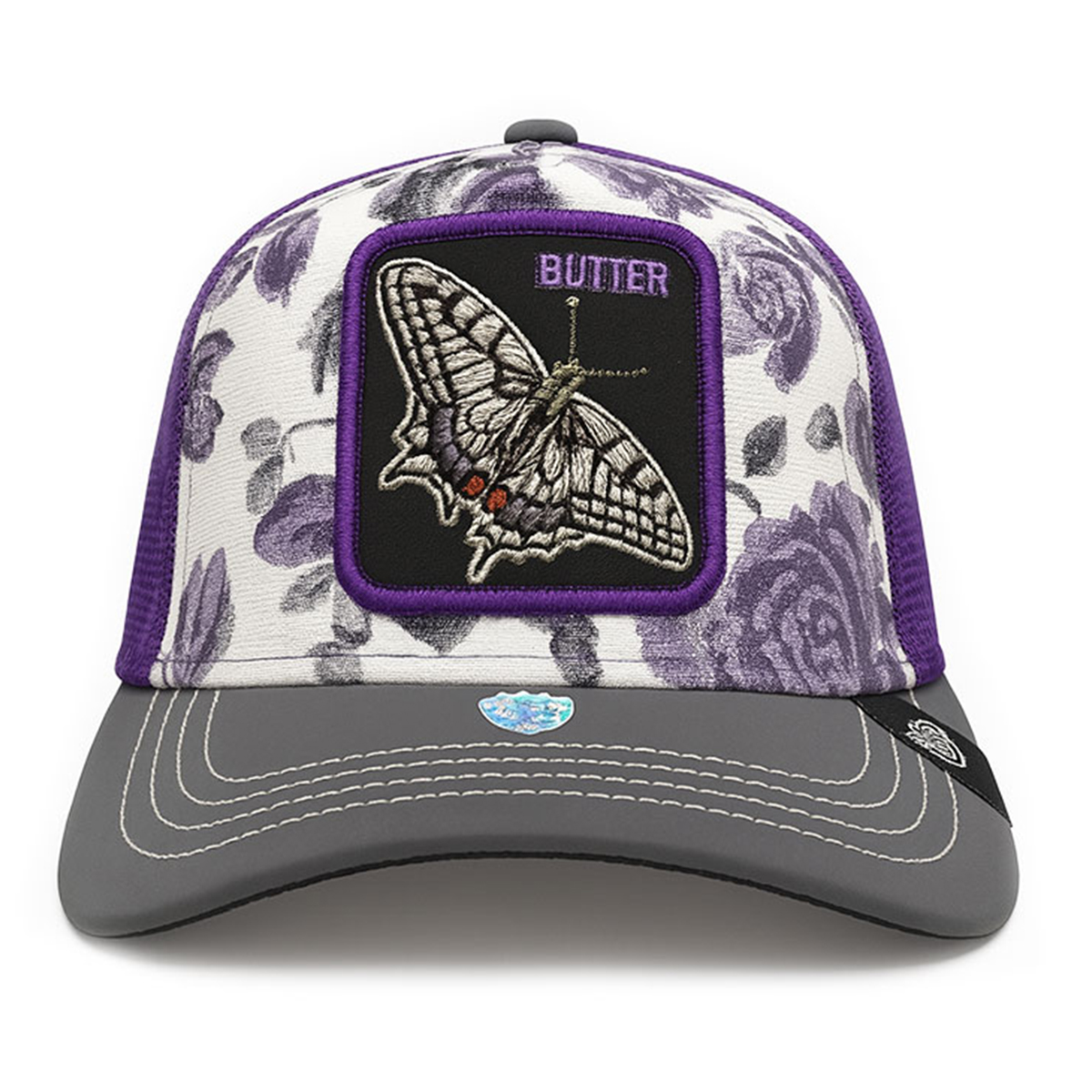 Foto 3 pulgar | Gorra Cerrada Para Mujer Knite Urbano Con Diseño Floral