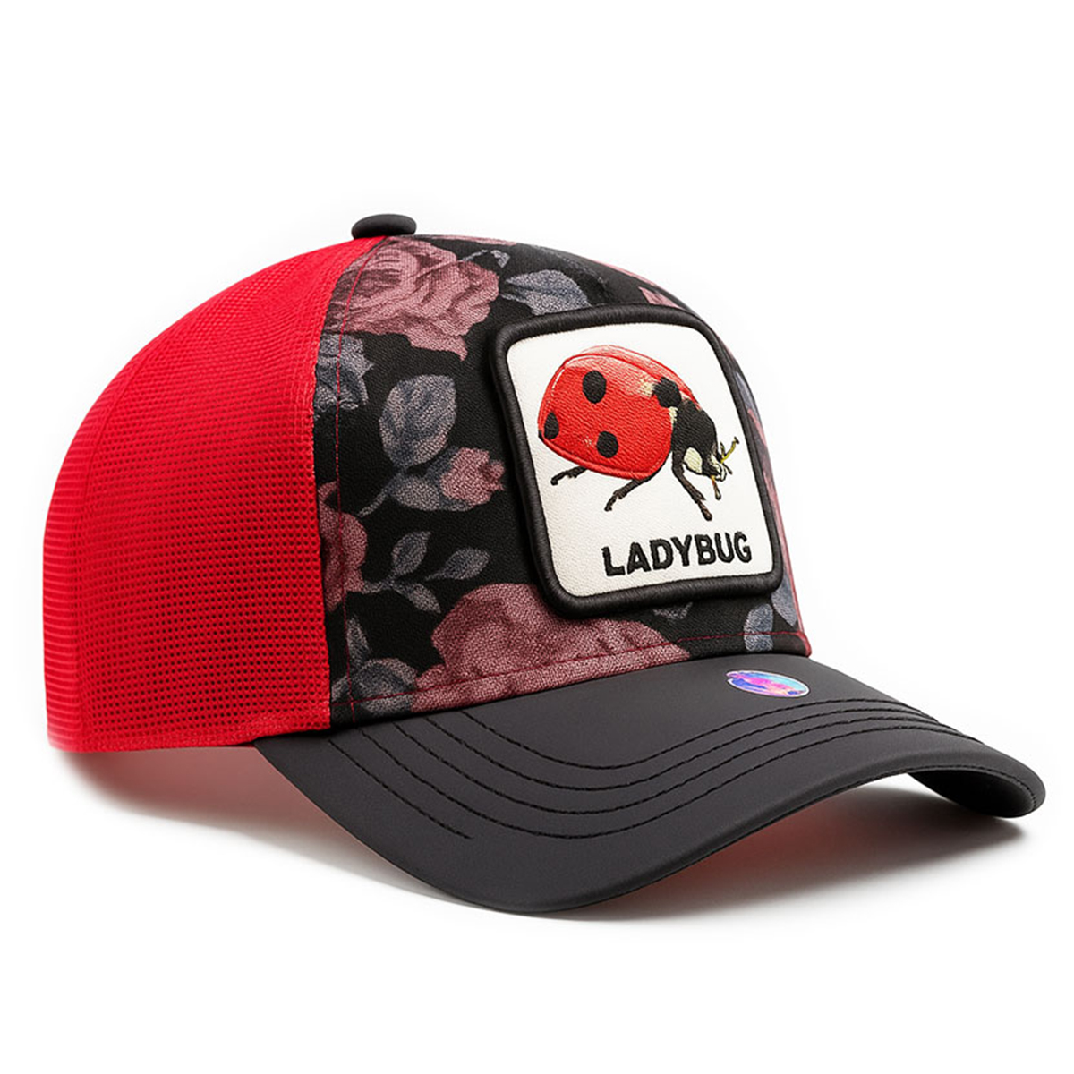 Foto 2 pulgar | Gorra Knite Ladybug Cachucha Mujer Visera Tornasol