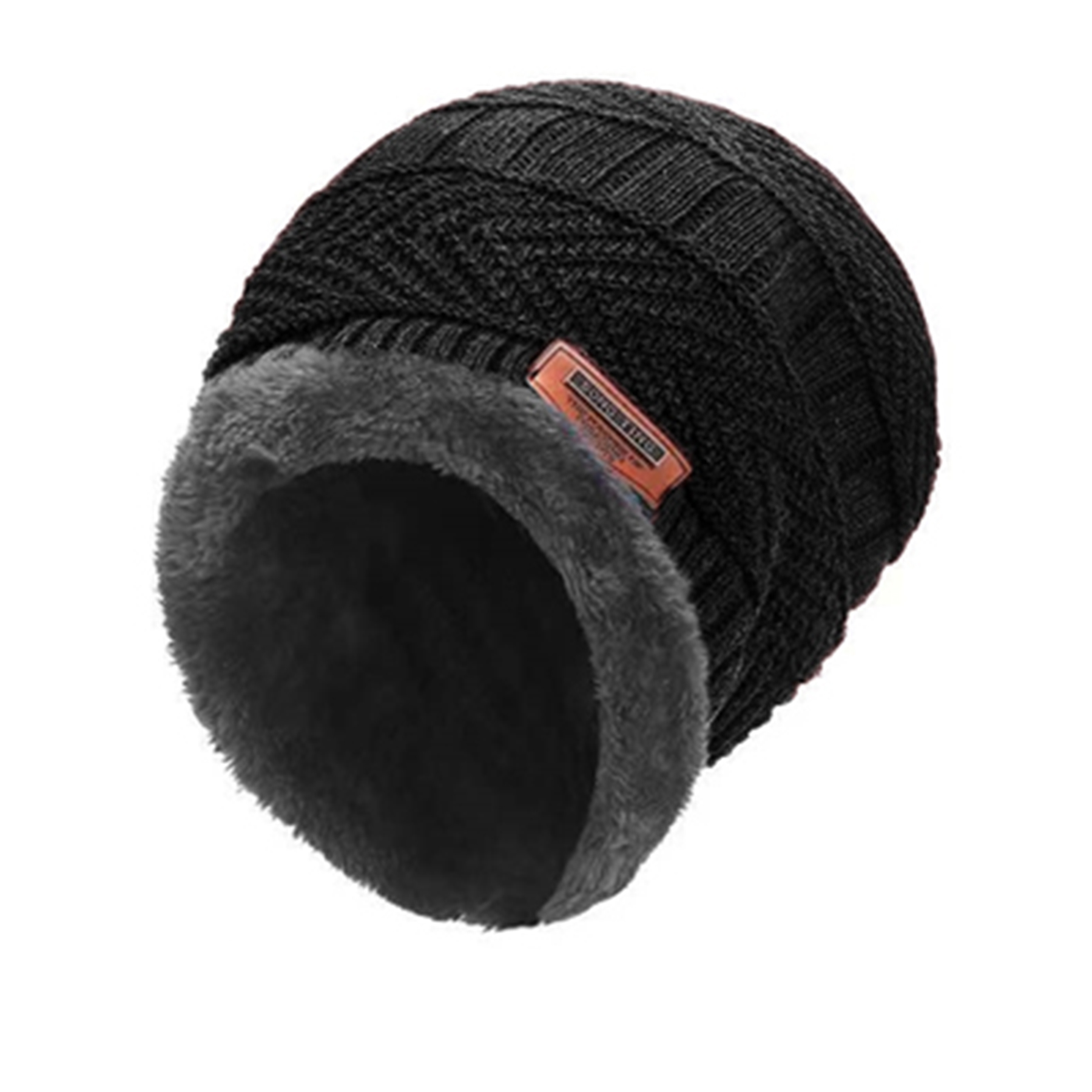Foto 2 pulgar | Gorro de Invierno con Bufanda Bluelander a Prueba de Viento color Negro con Forro de Lana