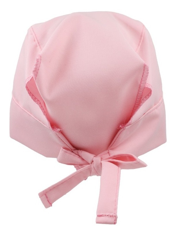 Foto 3 pulgar | Gorro Médico Quirúrgico Tela Antifluido Liso Y Estampado, Rosa Pastel