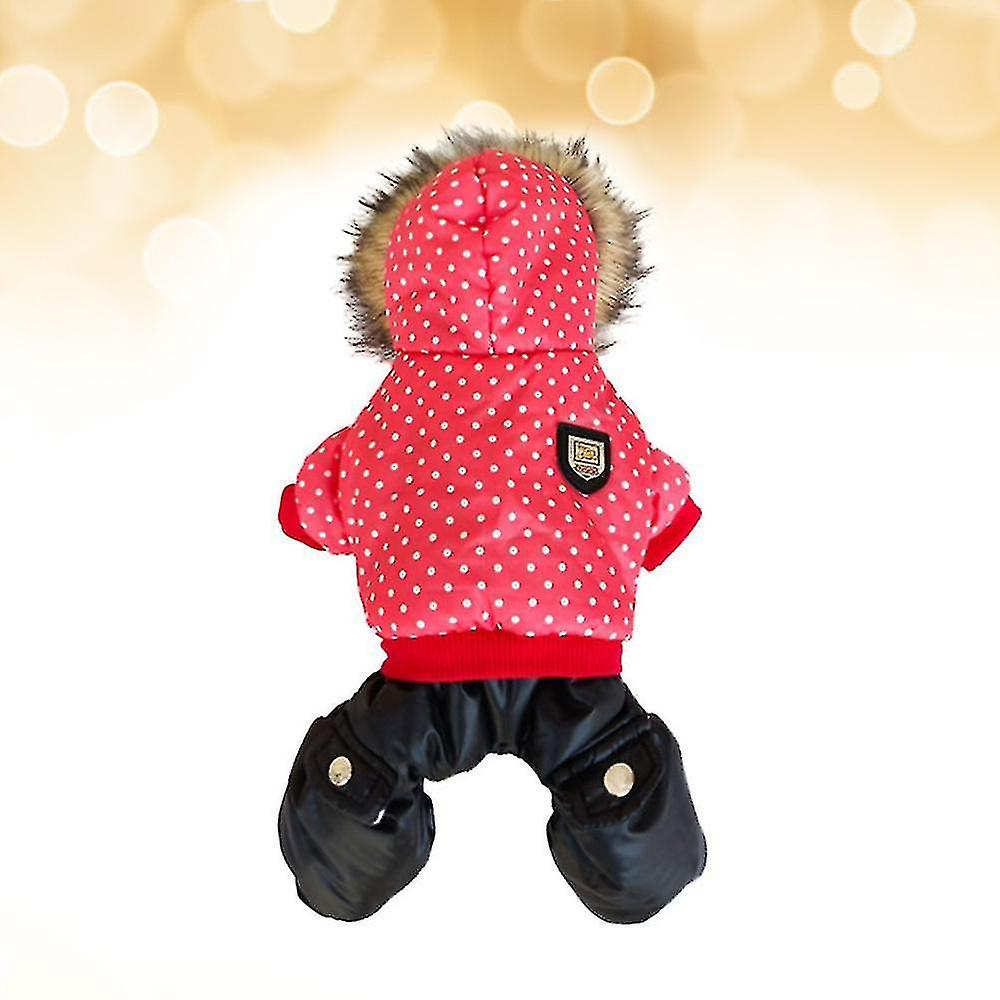 Foto 5 pulgar | Conjunto De Sudaderas Con Capucha Para Perros Y Mascotas Cálidas Para Invierno - Venta Internacional.