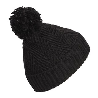 Foto 4 | Gorro Adidas Pom Ballie Para Mujer Negro/gris Ónix F23 - Venta Internacional.