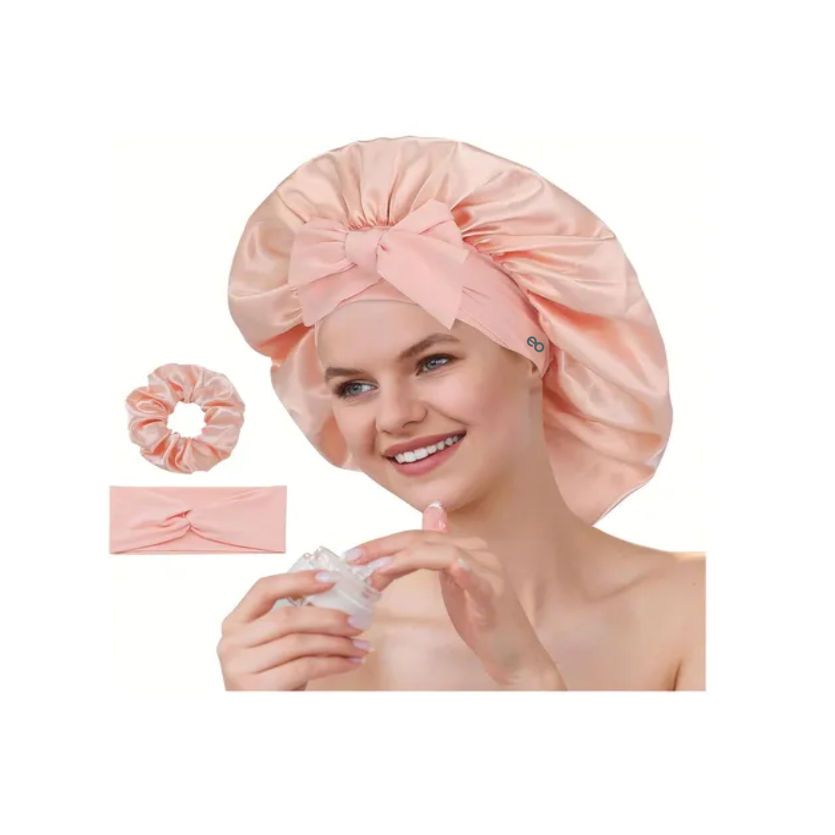 Gran Gorro De Seda Para Dormir Eo Safe Imports Esi-18654 Rosa
