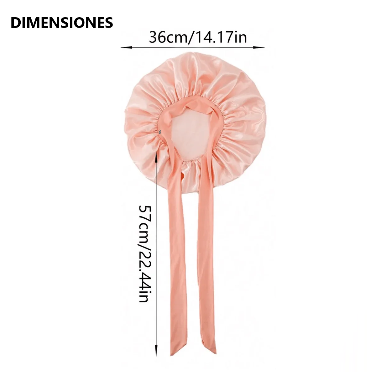 Foto 4 pulgar | Gorro De Seda Para Dormir Y Máscara De Ojos 2pzs Eo Safe Imports Esi-18653 Rosa