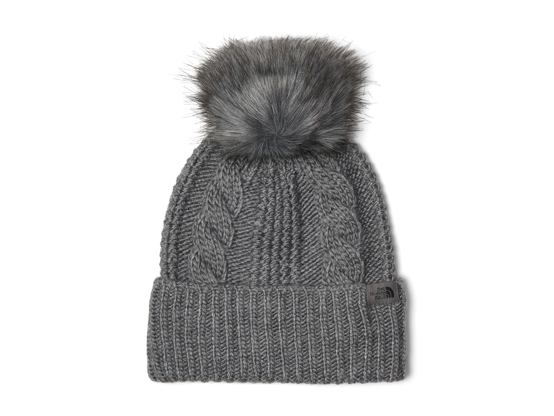 Foto 1 | Gorro The North Face Oh Mega Fur Pom Para Mujer, Color Gris - Venta Internacional.