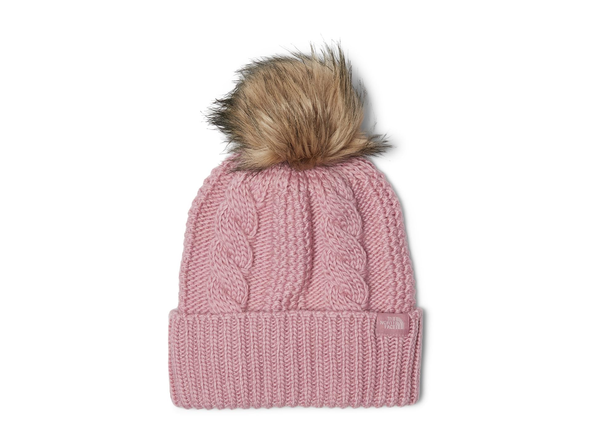 Foto 2 pulgar | Gorro The North Face Oh Mega Fur Pom Para Mujer, Color Malva - Venta Internacional.