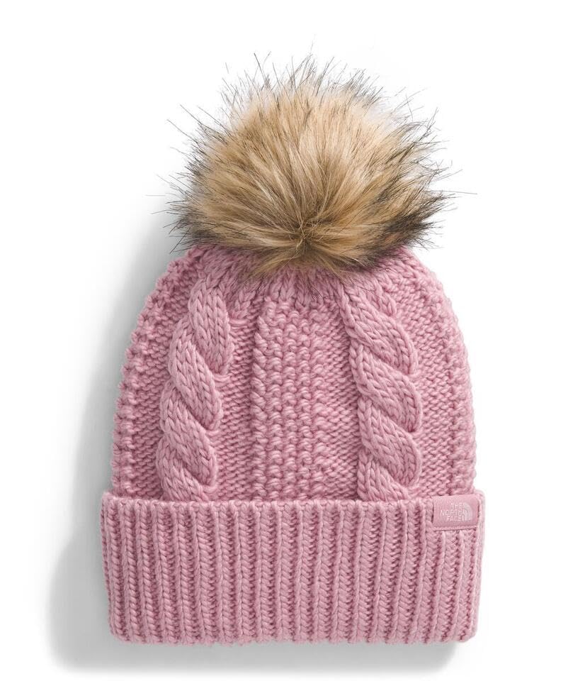 Foto 2 | Gorro The North Face Oh Mega Fur Pom Para Mujer, Color Malva - Venta Internacional.