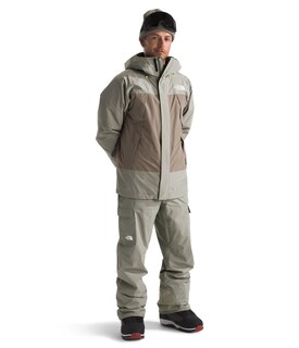 Foto 4 | Babero De Esquí The North Face Freedom, Gris Arcilla, Impermeable Para Hombre, Xxl - Venta Internacional.