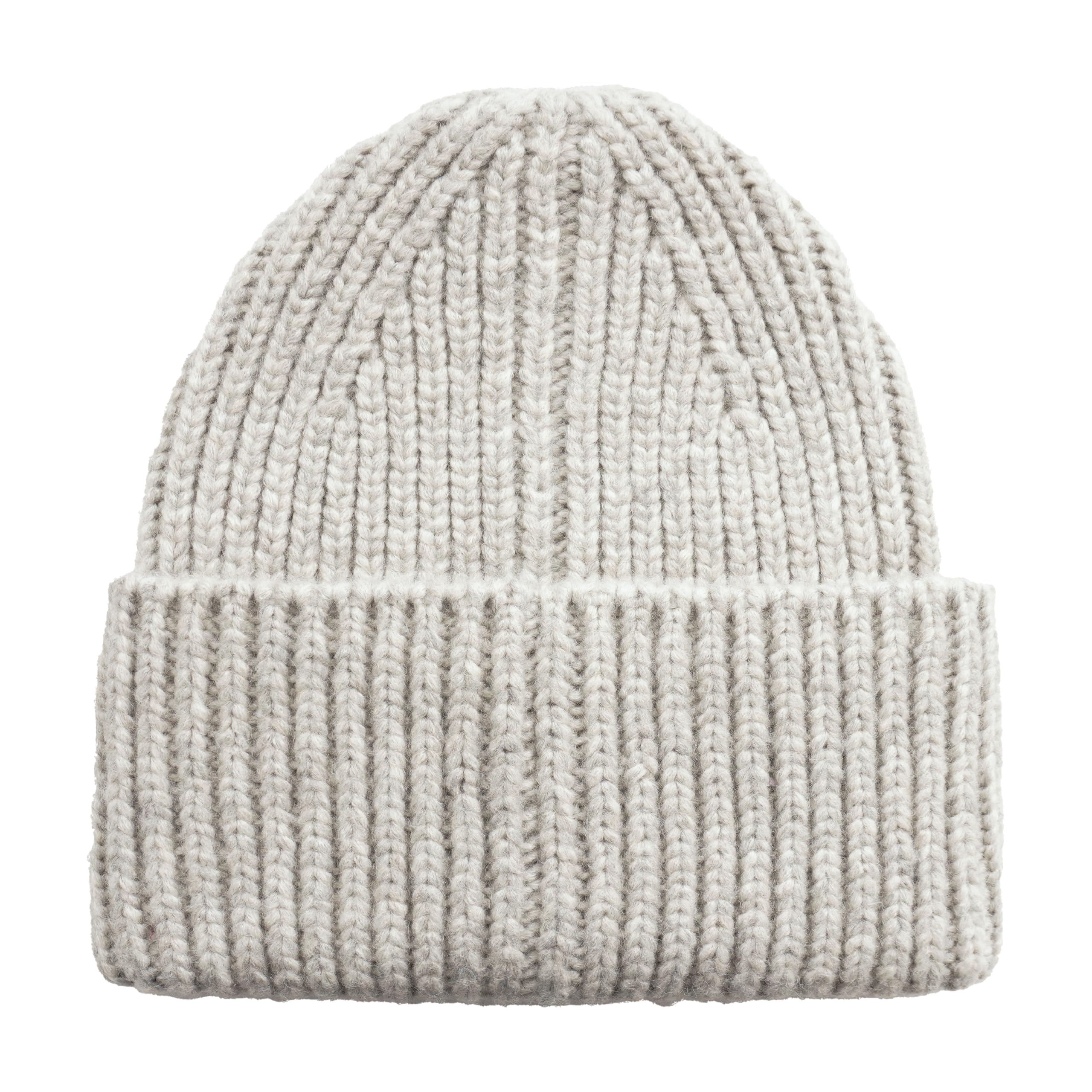 Foto 4 | Gorro Ugg Para Mujer Con Logotipo Acanalado Grueso, Gris Claro - Venta Internacional.