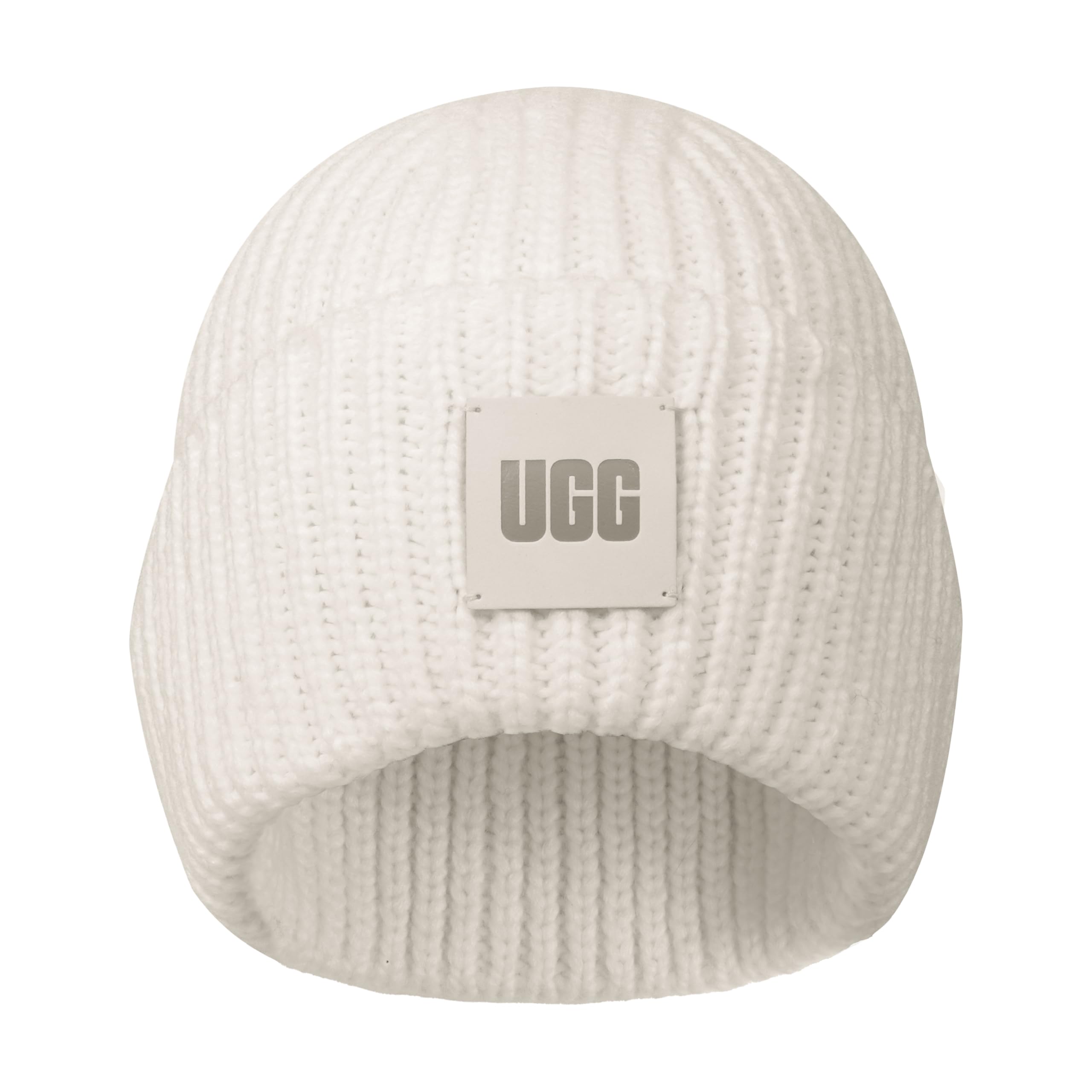 Foto 2 pulgar | Gorro Ugg Nimbus Con Logo Acanalado Grueso Para Mujer - Venta Internacional.