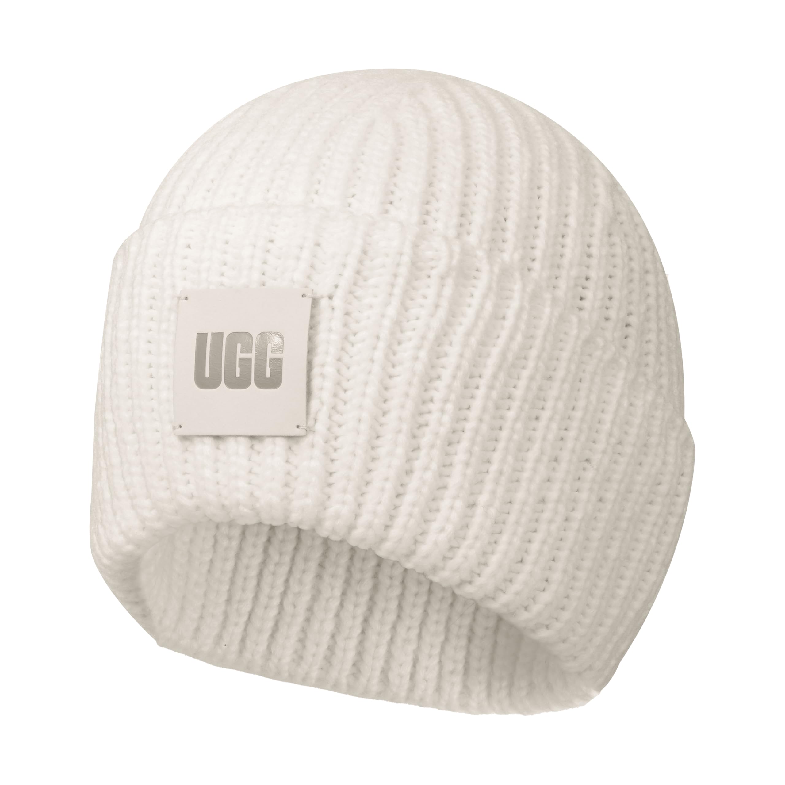 Foto 3 pulgar | Gorro Ugg Nimbus Con Logo Acanalado Grueso Para Mujer - Venta Internacional.