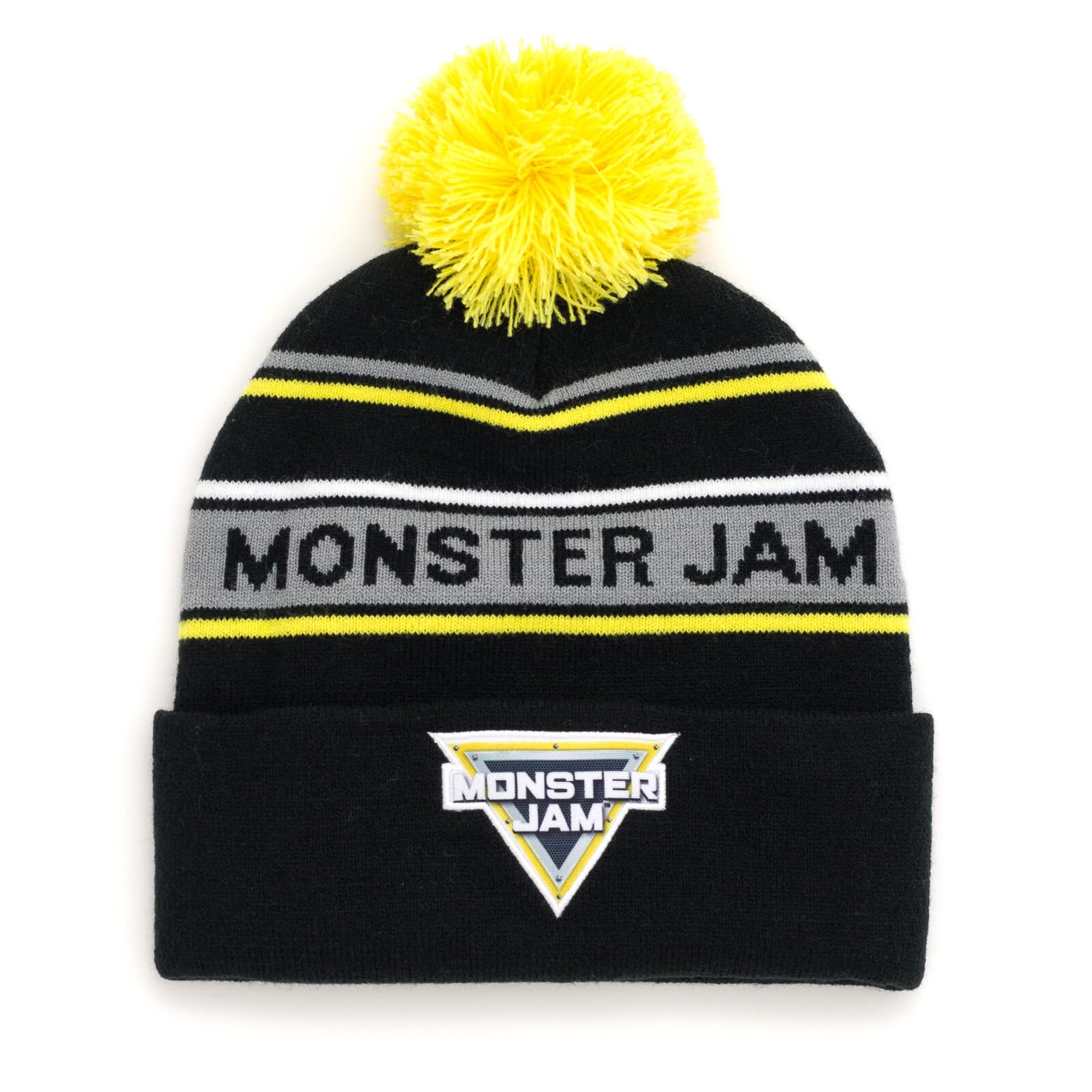 Foto 2 pulgar | Gorro De Invierno Beanie Con El Logotipo De Monster Jam, Negro Y Amarillo, Para Adulto - Venta Internacional.