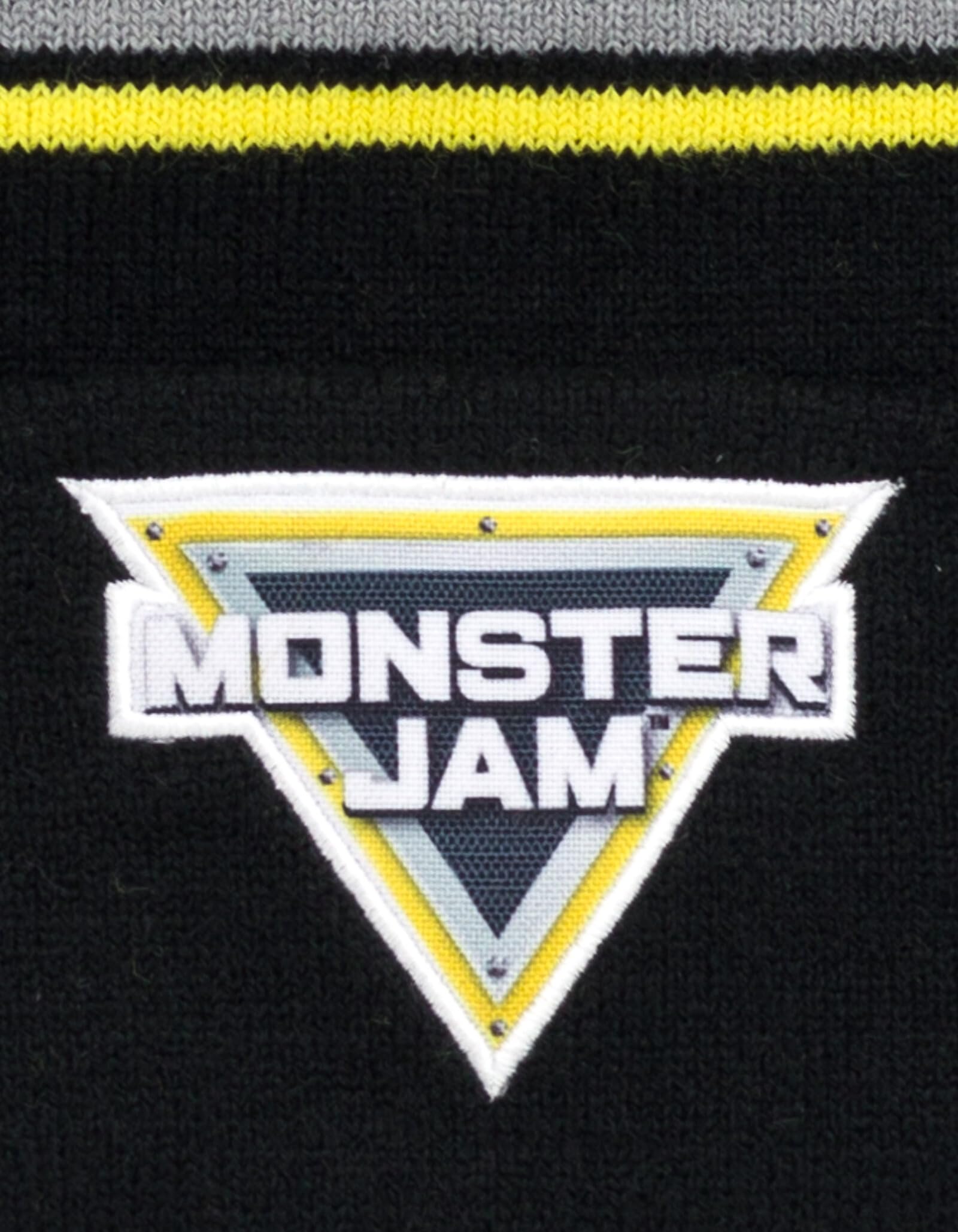 Foto 6 pulgar | Gorro De Invierno Beanie Con El Logotipo De Monster Jam, Negro Y Amarillo, Para Adulto - Venta Internacional.