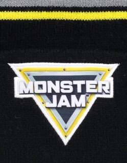Foto 5 | Gorro De Invierno Beanie Con El Logotipo De Monster Jam, Negro Y Amarillo, Para Adulto - Venta Internacional.