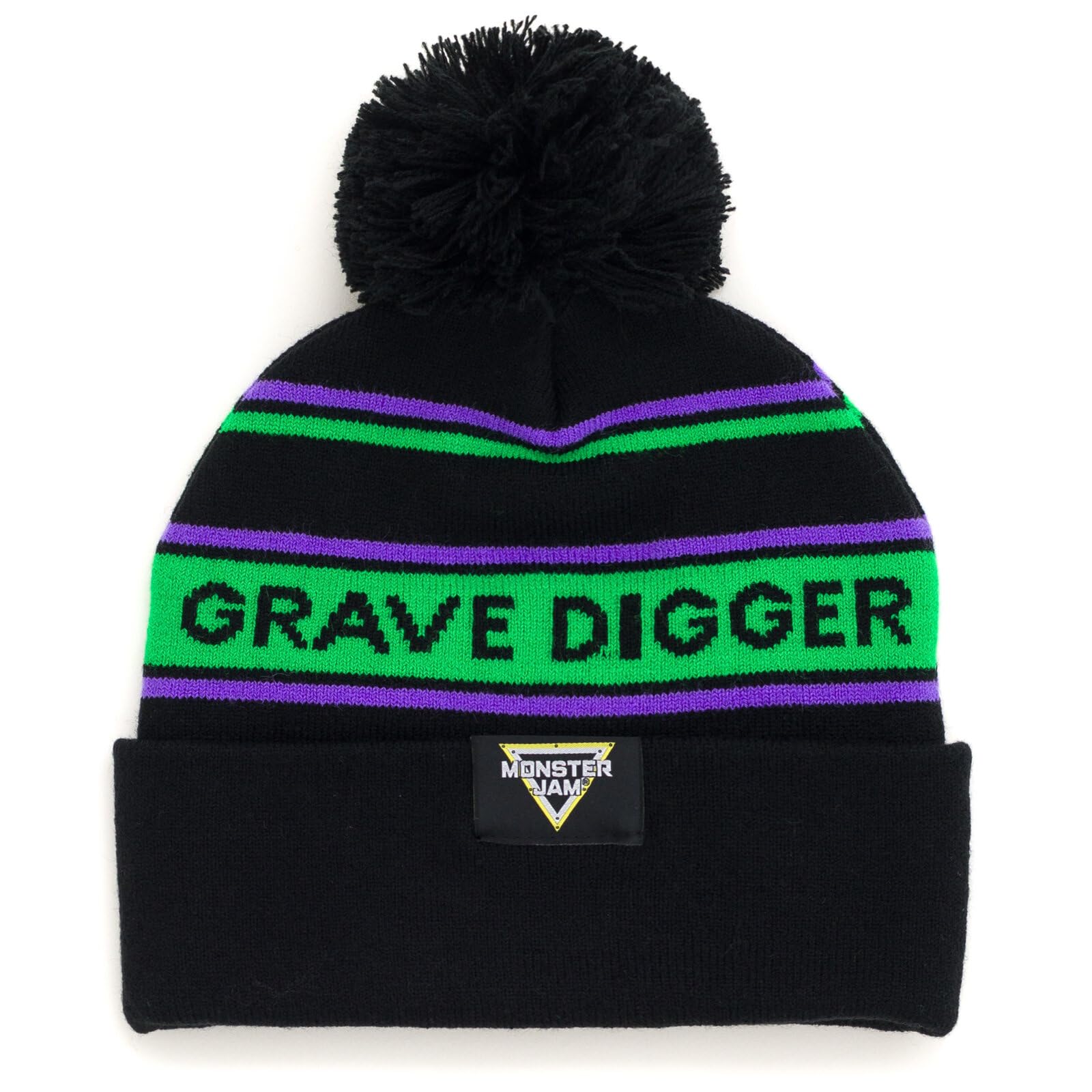 Foto 5 pulgar | Gorro De Invierno Beanie Monster Jam Grave Digger Green Para Adulto - Venta Internacional.