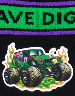 Foto 5 | Gorro De Invierno Beanie Monster Jam Grave Digger Green Para Adulto - Venta Internacional.