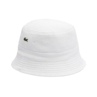 Foto 2 | Gorro De Pescador Bucket Hat Lacoste Textura Blanco Unisex - Original