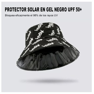 Foto 2 | Sombrero Para Sol Unisex Diseño De Letras Belug Negro