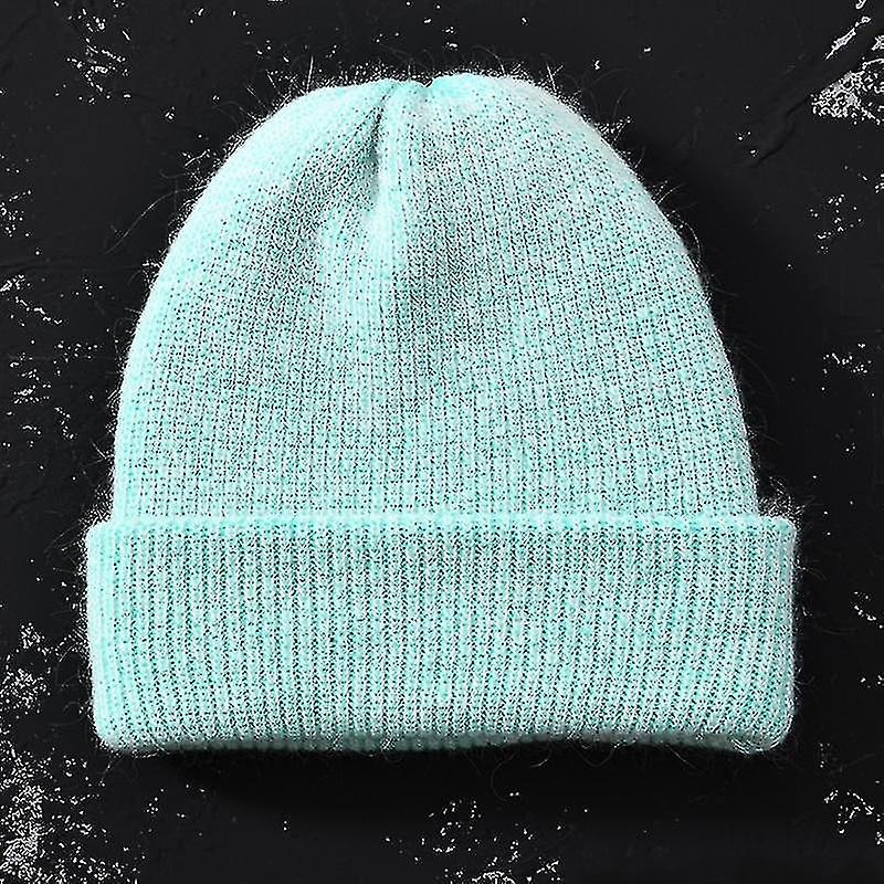 Foto 2 pulgar | Gorro Huoguo  Tejido En Invierno  De Lana  Verde Claro  Para Mujer - Venta Internacional.