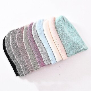 Foto 5 | Gorro Huoguo Tejido En Invierno De Lana Verde Claro Para Mujer - Venta Internacional.