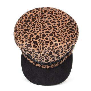 Foto 1 | Gorro Huoguo Para Mujer De Invierno De Terciopelo Cálido Casual De Leopardo - Venta Internacional.