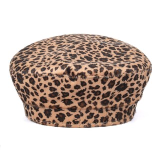 Foto 3 | Gorro Huoguo Para Mujer De Invierno De Terciopelo Cálido Casual De Leopardo - Venta Internacional.