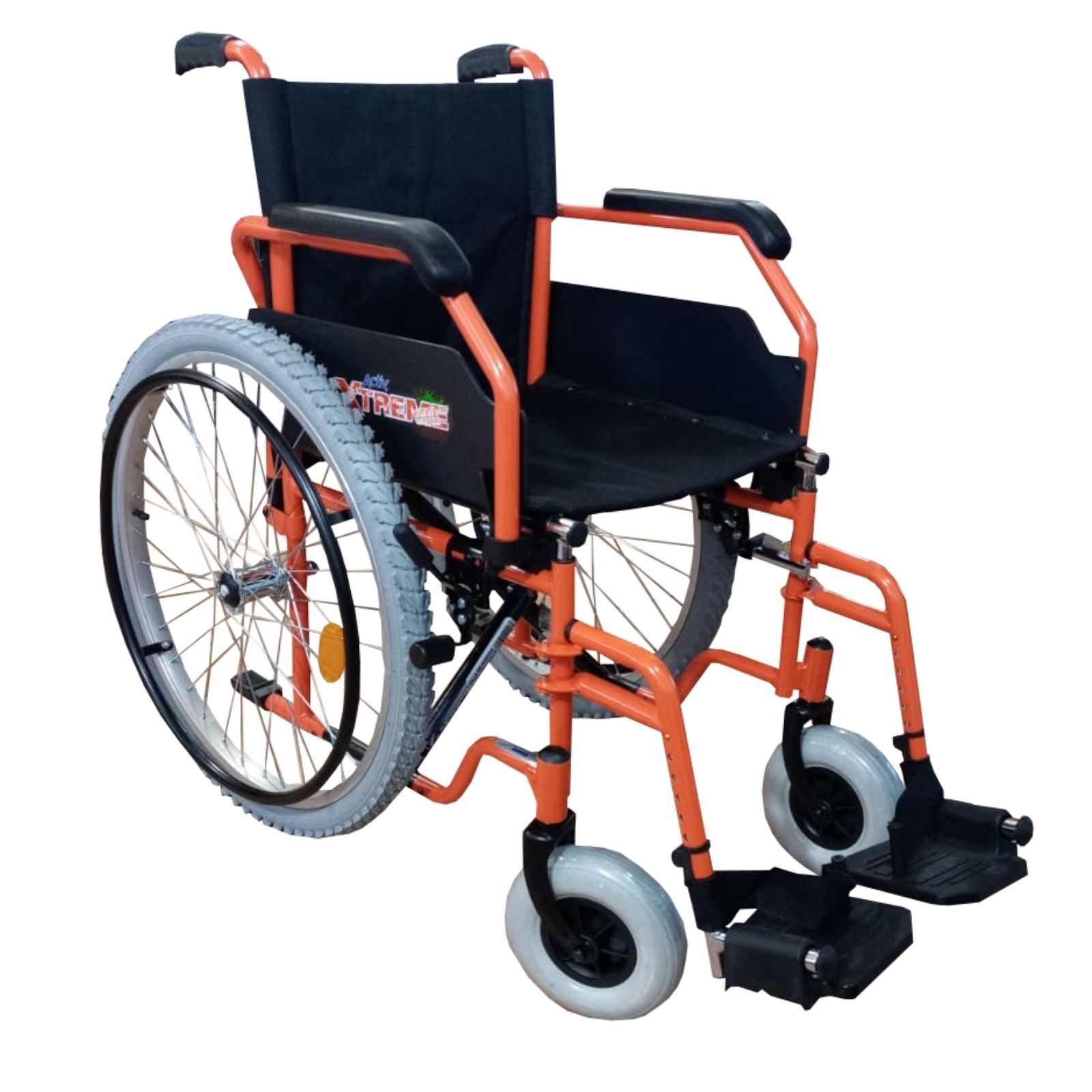 Silla de Ruedas Infantil Reactiv R218020te-tn-16/ Rueda Neumática Xtreme color Anaranjado