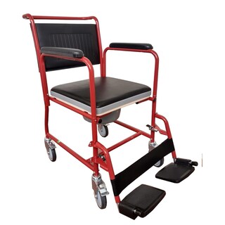 Foto 1 | Silla de Ruedas Eko Ew400101 con Cómodo Integrado color Rojo con Negro