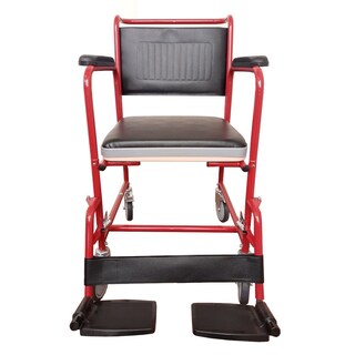 Foto 3 | Silla de Ruedas Eko Ew400101 con Cómodo Integrado color Rojo con Negro