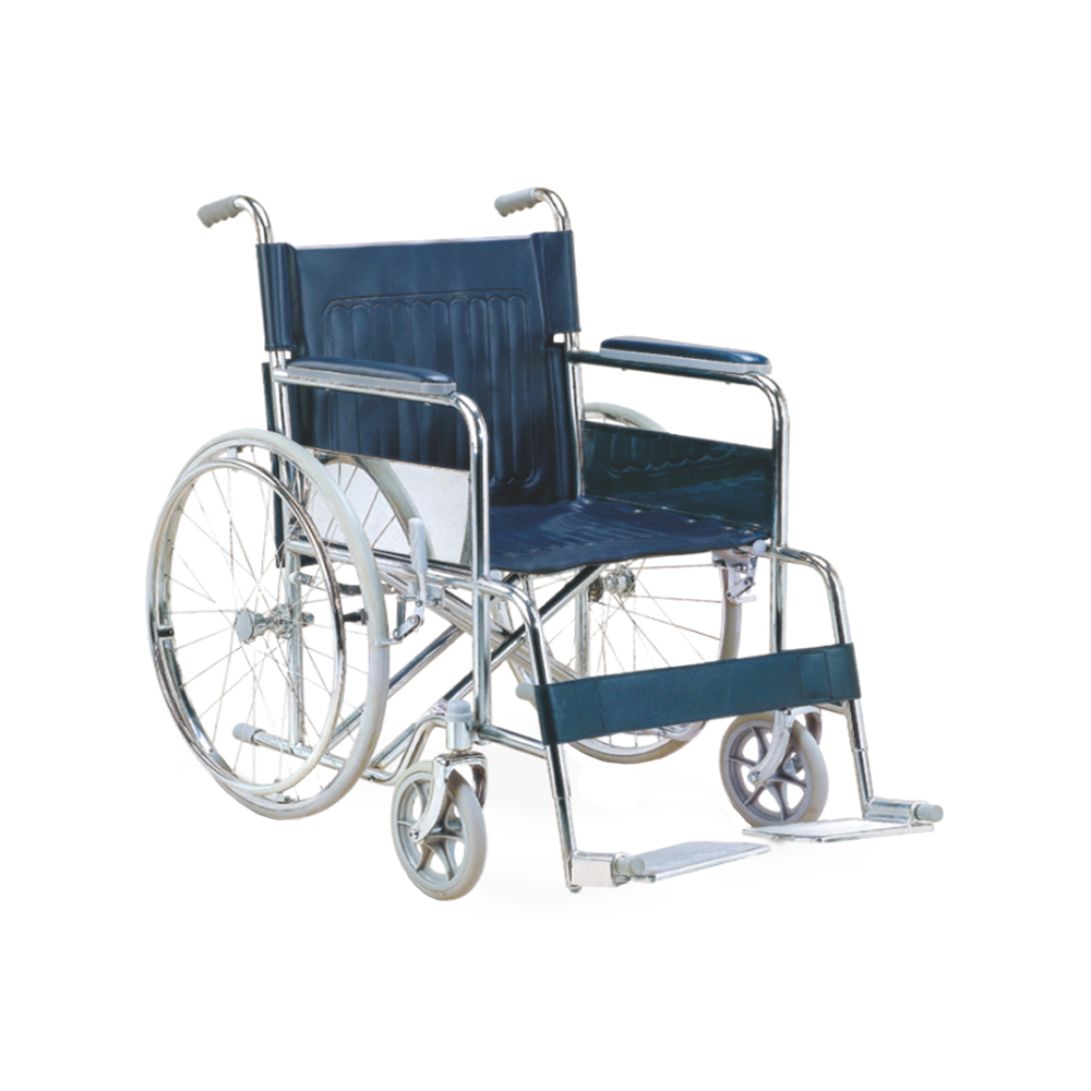 Silla de Ruedas Orthomedic Heavy Duty Azul