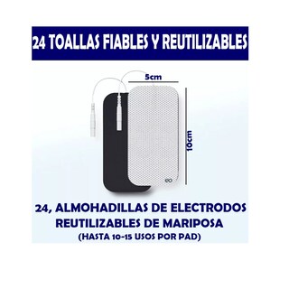 Foto 2 | Electrodos Parches para Electroestimulador 24 Piezas Eo Safe Imports Esi-16569-1 Blanco
