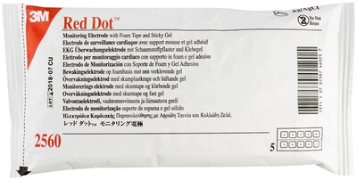 Foto 1 | Electrodo De Monitorización 3m Red Dot Modelo 2560, Bolsa De 50 - Venta Internacional.
