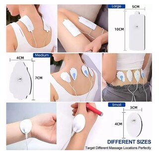 Foto 5 | Electrodos Para Electroestimulador Conectores A Presión 40pz Belug, Blanco
