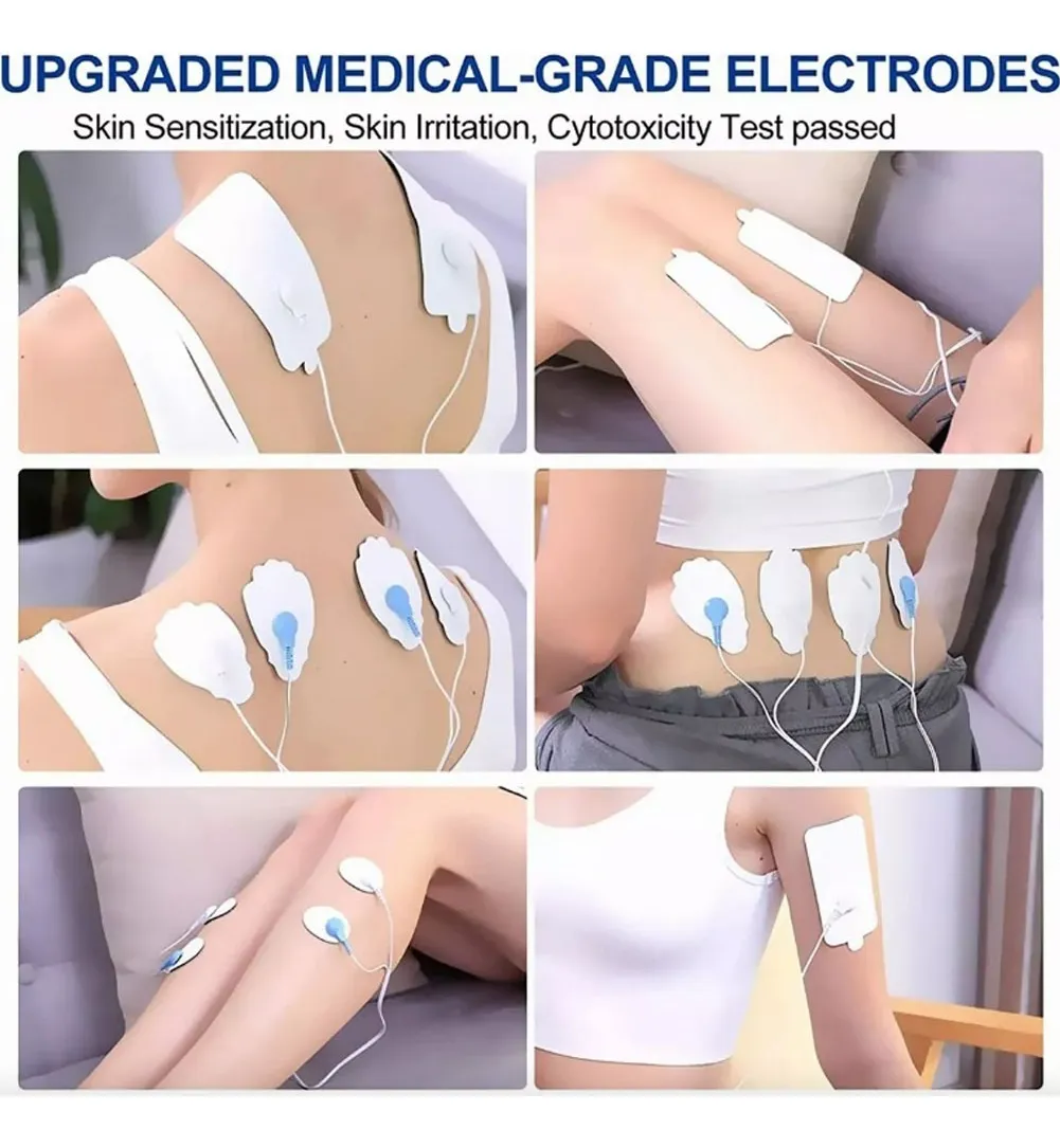 Foto 5 | Electrodos Lab.g Para Electroestimulador Conectores A Presión 40pz Blanco