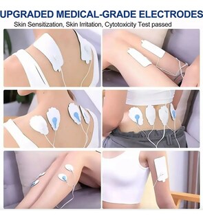 Foto 5 | Electrodos Lab.g Para Electroestimulador Conectores A Presión 40pz Blanco