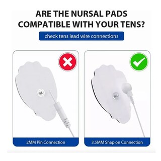 Foto 3 | Electrodos Para Electroestimulador Conectores A Presión 40pz Belug, Blanco