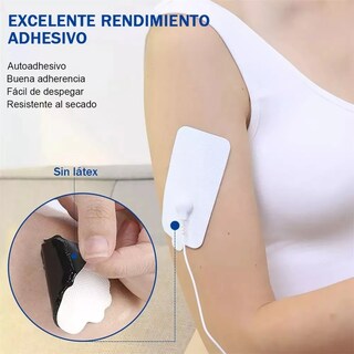 Foto 5 | 20x Electrodos Belug Parches Para Electroestimulador Tens Ems Mass Negro