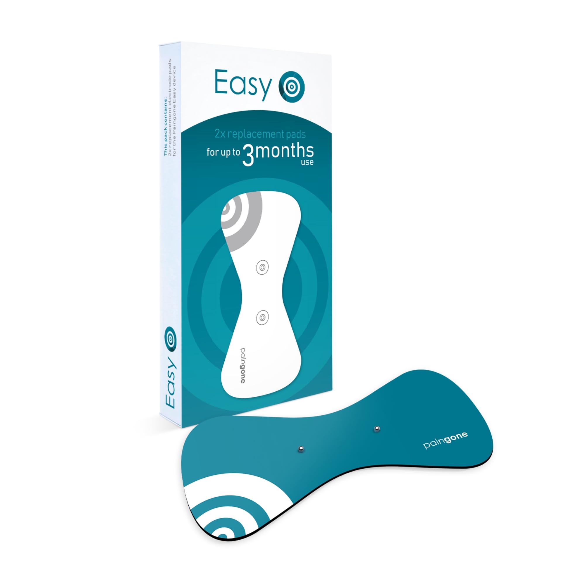 Foto 1 | Almohadillas De Gel De Repuesto Paingone Easy De 2 Unidades Para Dispositivos Tens - Venta Internacional.