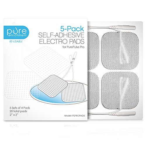 Foto 2 pulgar | Paquete De 5 Almohadillas De Electrodos De 2 X 2 Pulgadas Para La Unidad Tens Purepulse Pro - Venta Internacional.