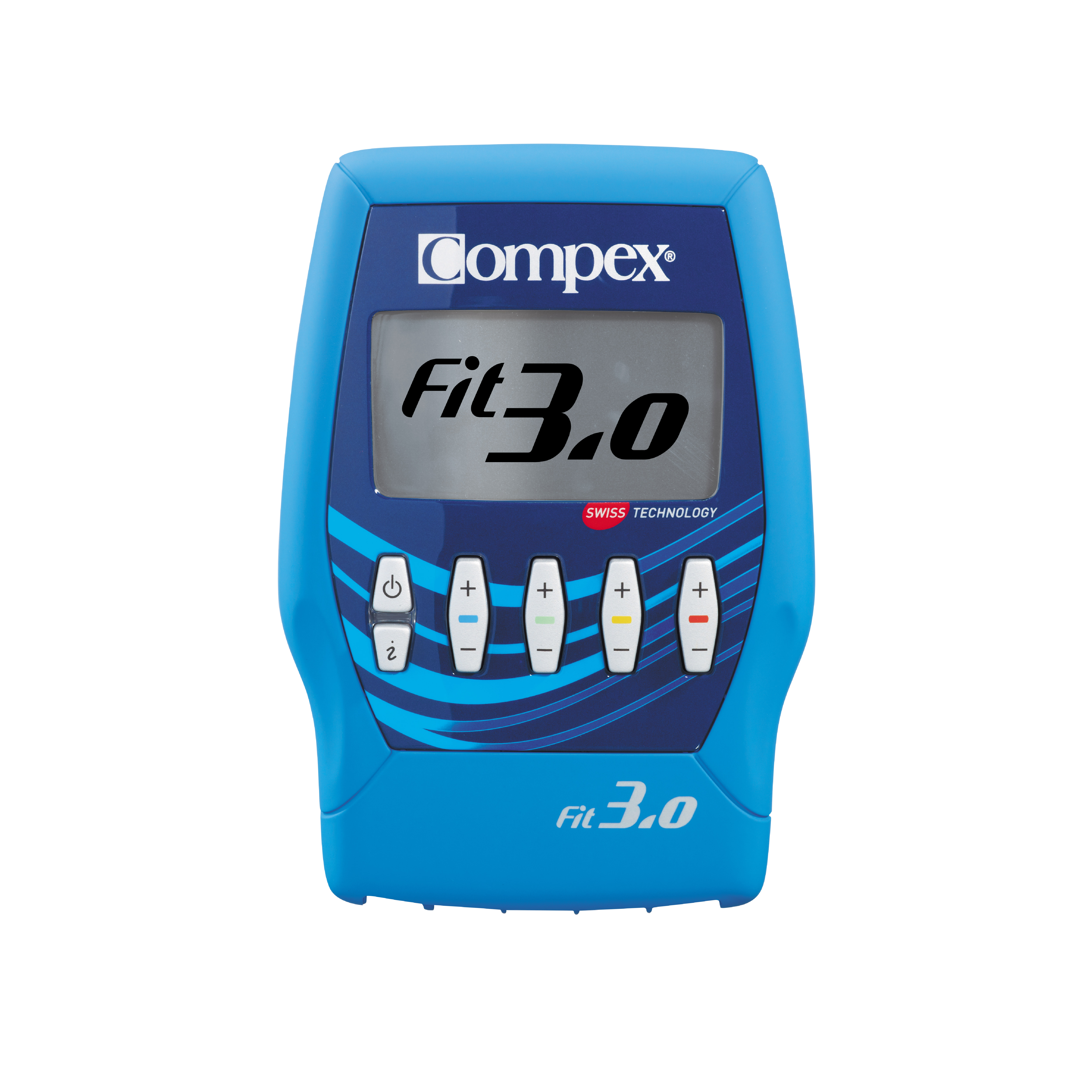 Electroestimulador Compex Fit 3.0 color Azul con Blanco 20 Programas Anti-dolor para Recuperación y Rehabilitación