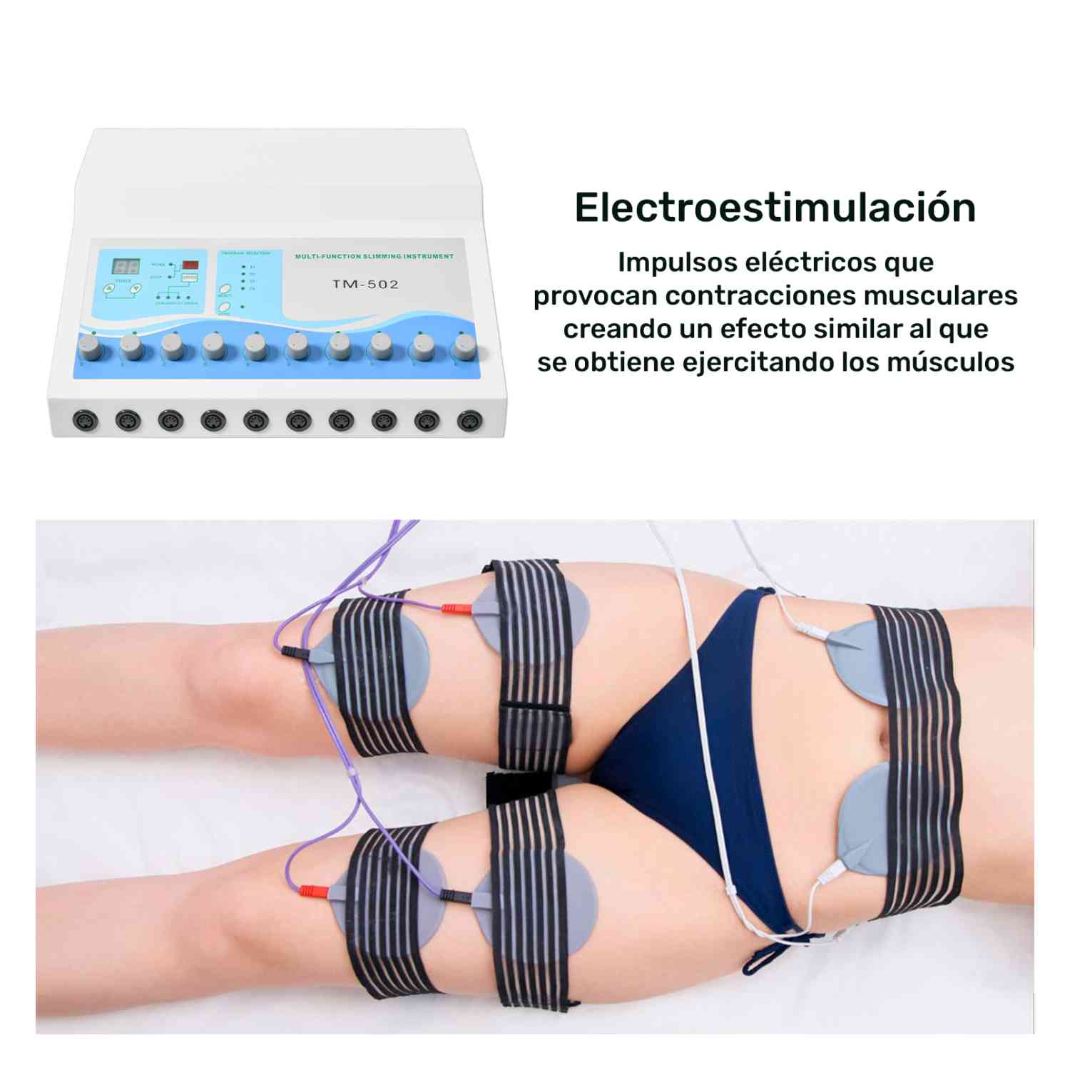 Foto 6 pulgar | Máquina de Electroestimulación Muscular Terapéutica Nanofort 20 Parches